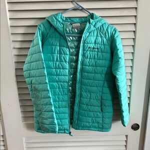 Columbia Turquoise Hooded Jacket